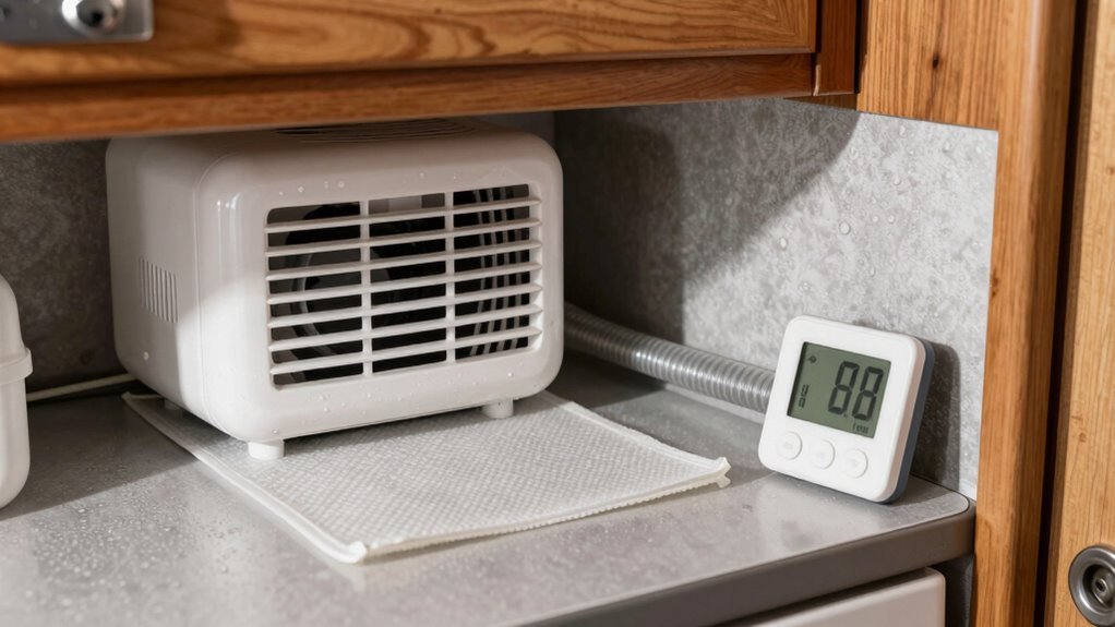 auto adjusting rv dehumidifier setup