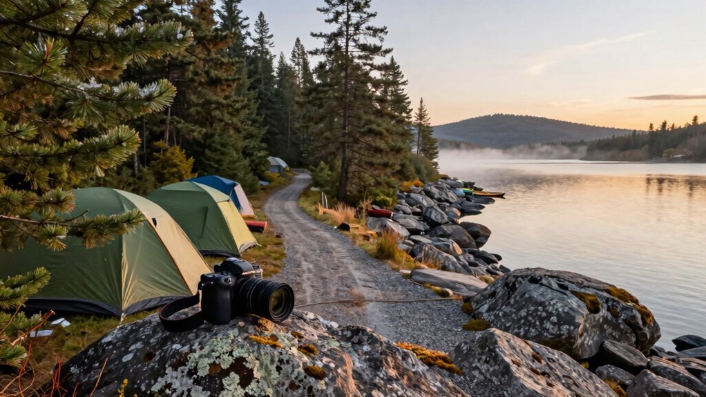 campsite as adventure launchpad