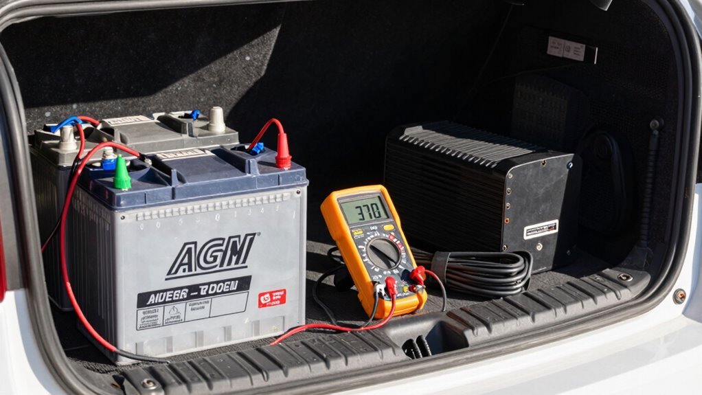 check terminals recharge batteries