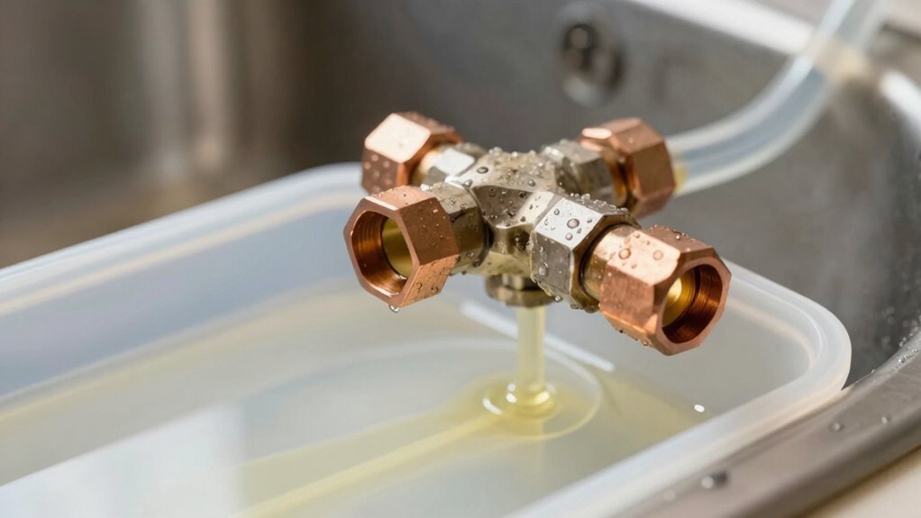 chlorine flush sanitizes plumbing