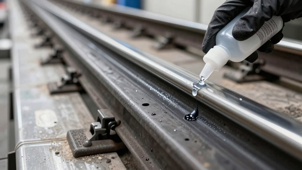 clean slide out tracks seals