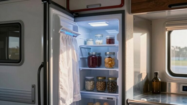 cold rv fridge in heat