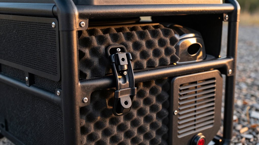 collapsible enclosure reduces noise