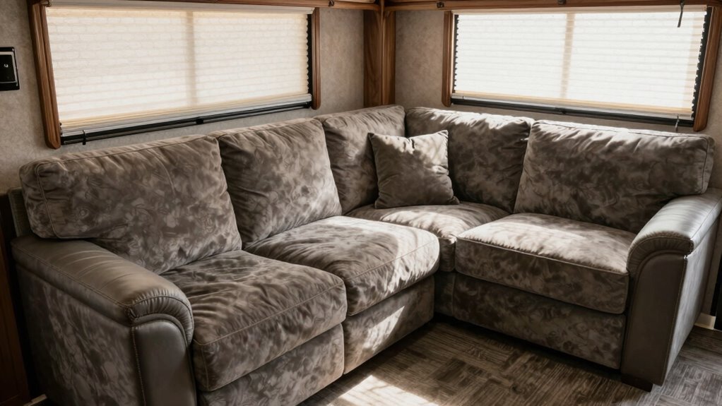 compact rv sofa durability