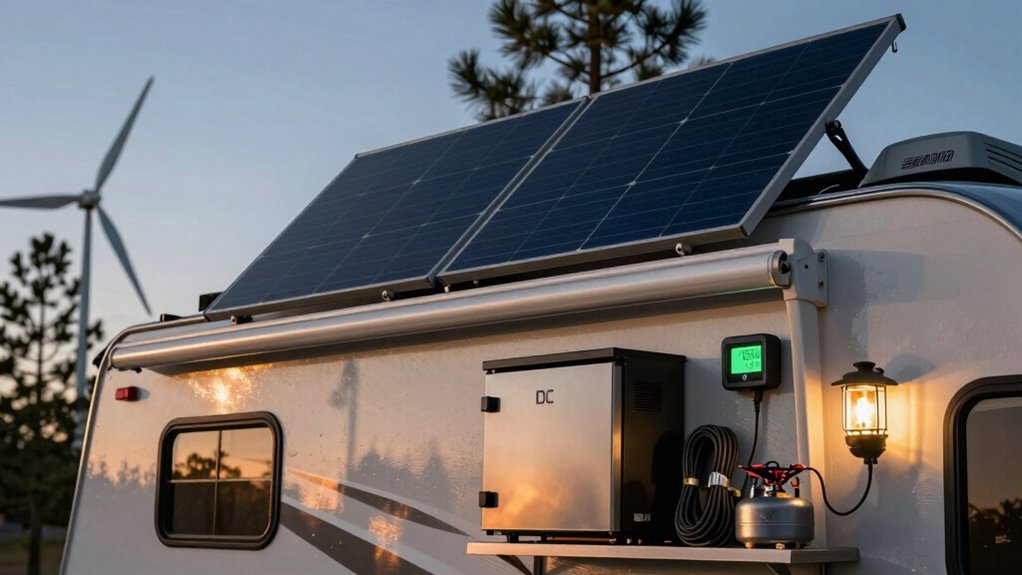 conserve power while boondocking