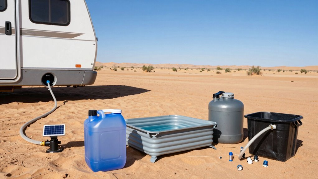 conserve water boondock longer