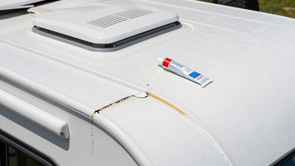 cracked sealant causes leaks