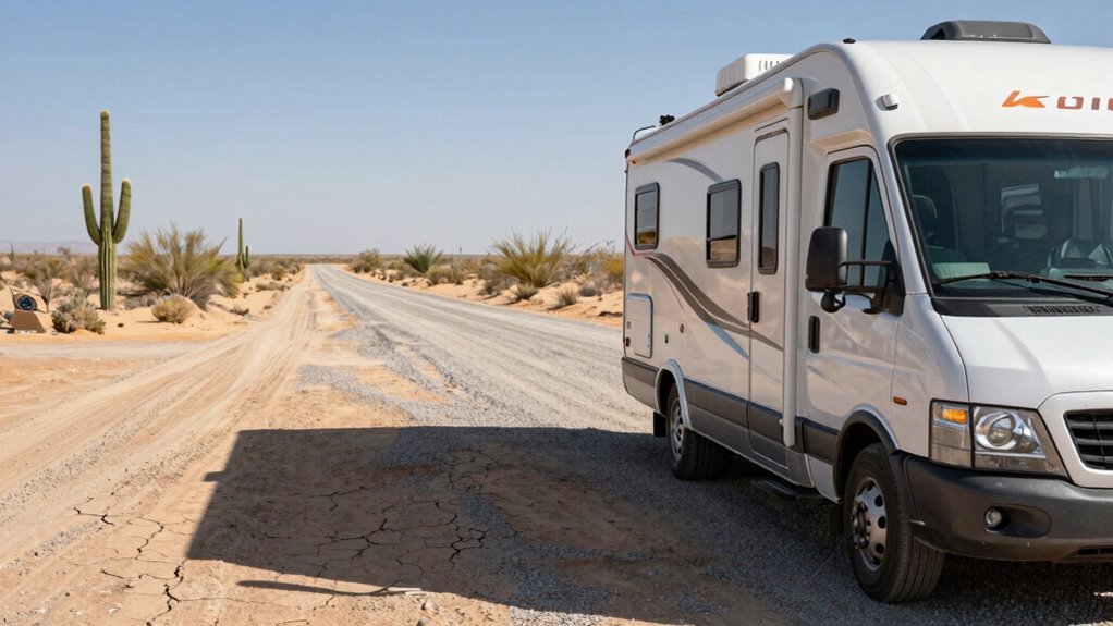 desert rv travel timing