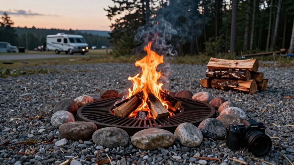 designated ring clear distances