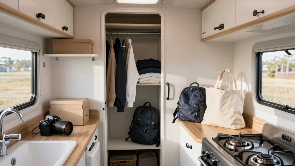 downsize belongings for rving