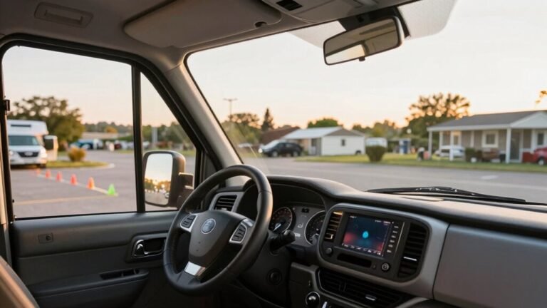 first time motorhome driving tips