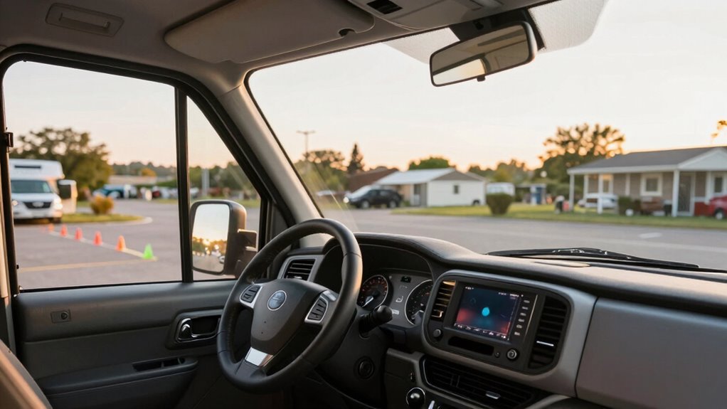 first time motorhome driving tips