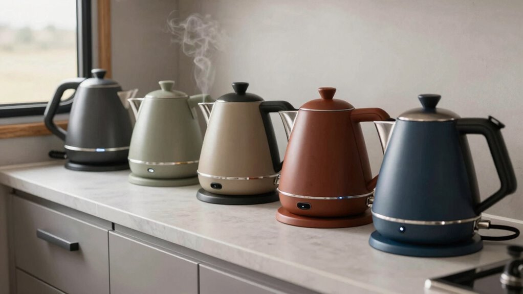 five rv electric kettles