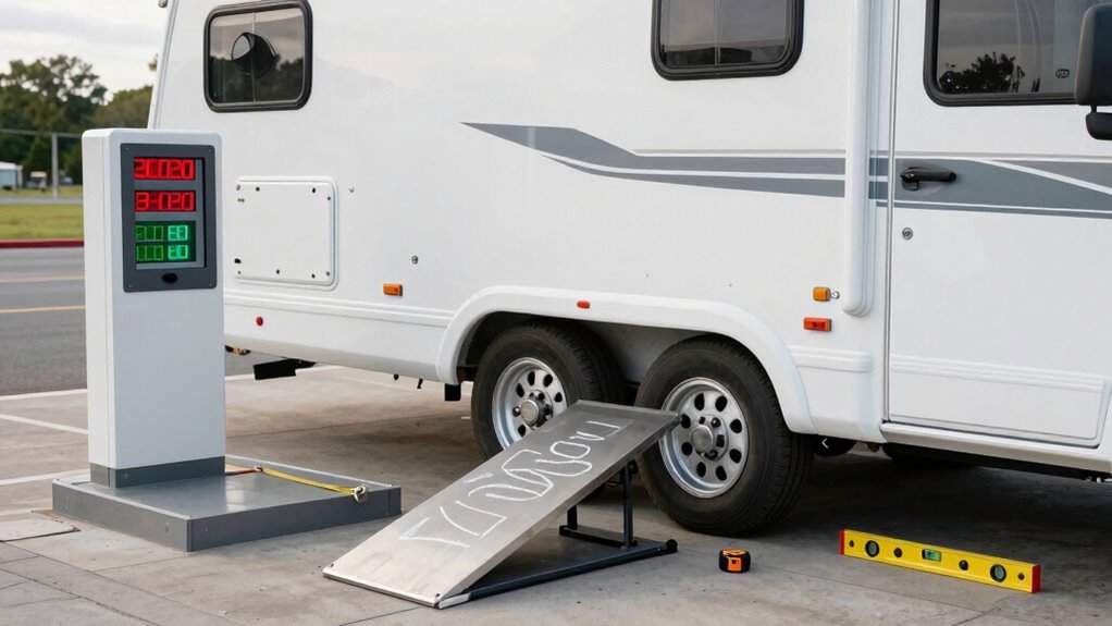 four corner rv axle weights