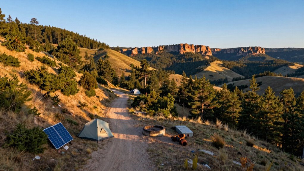 free dispersed camping parks