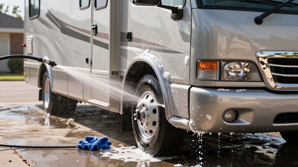gentle pre rinse avoid scratches