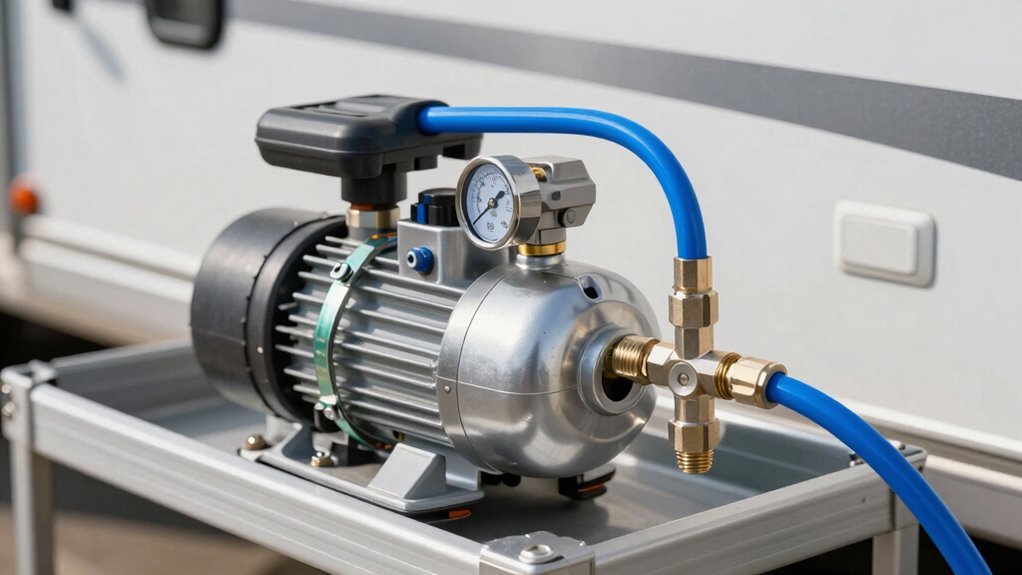 install rv water pressure booster