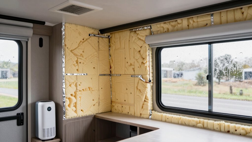 insulate ventilate dehumidify rv