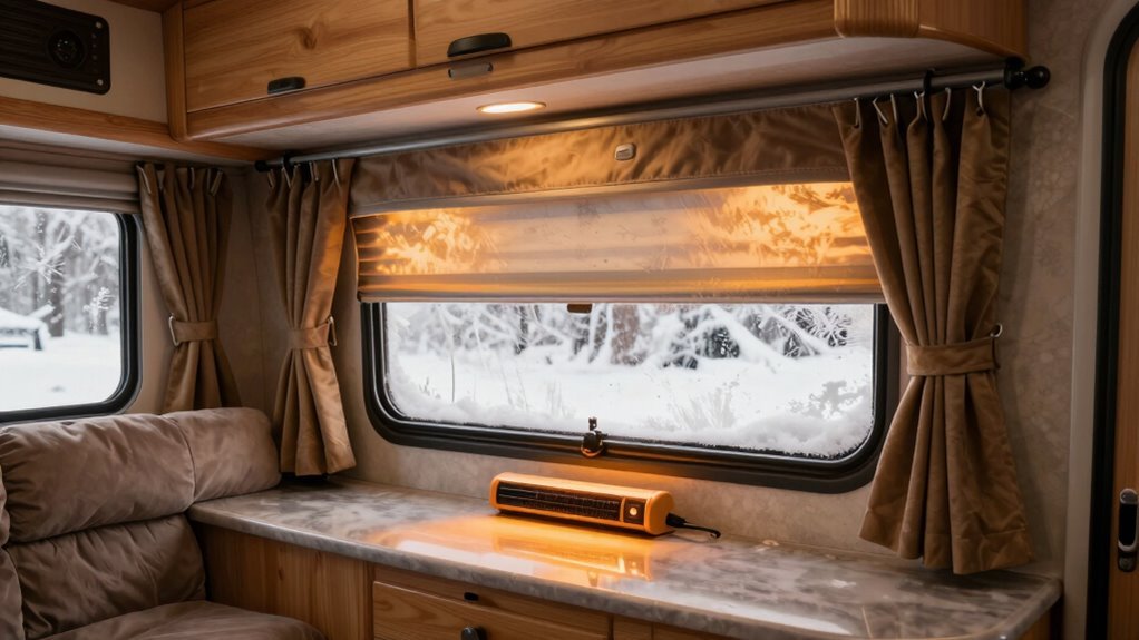 insulated curtains with foam