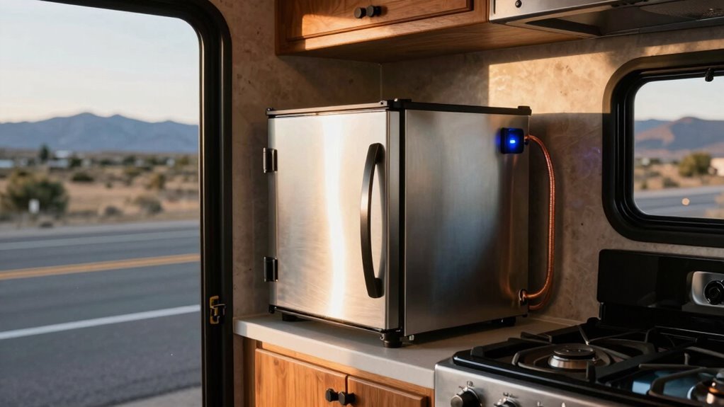 inverter powered fridge pre cool seals