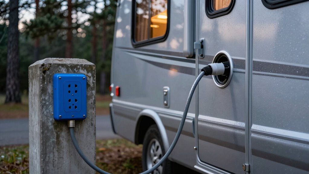 leaving rv plugged in