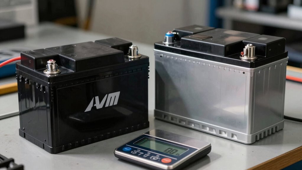 lithium battery halves weight