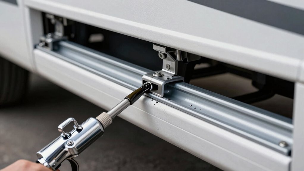 lubricate rv moving parts