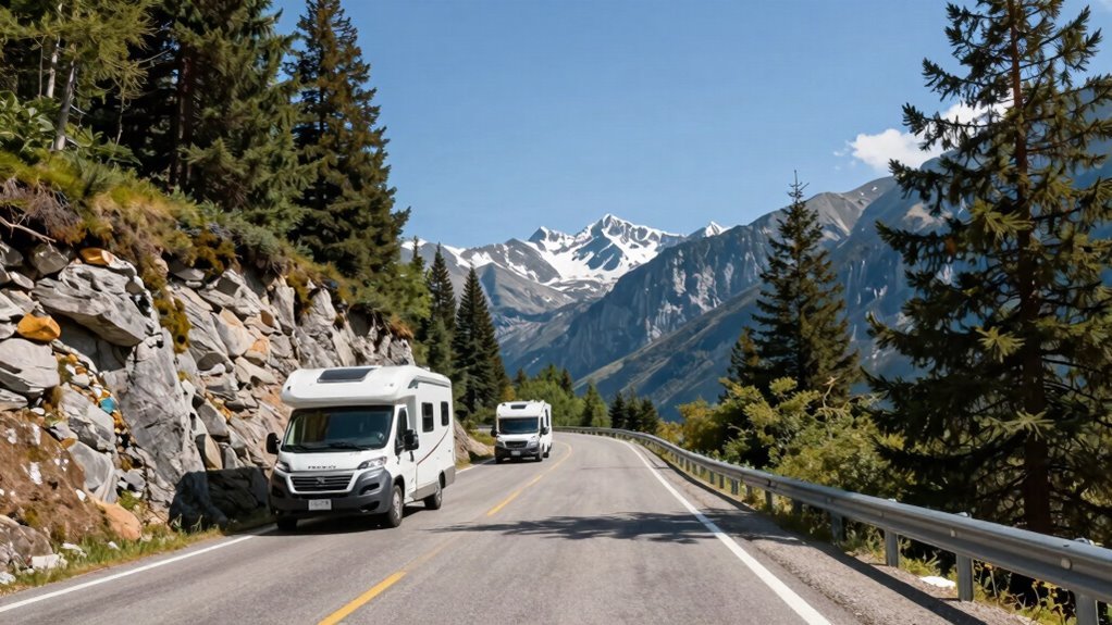 massive downhill following distance