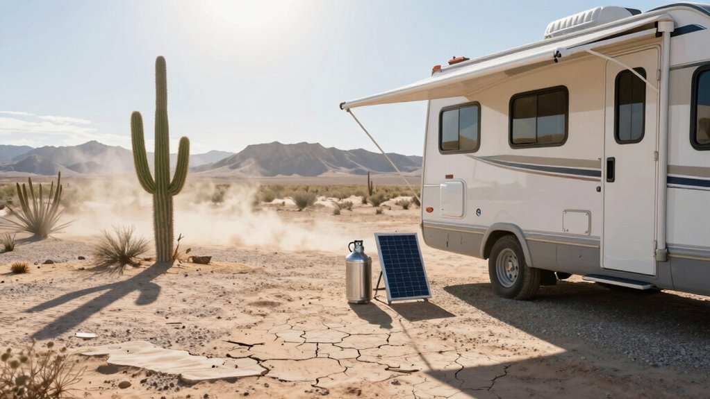 navy showers pond water