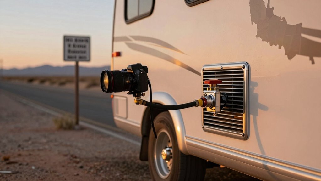 outside propane tank required