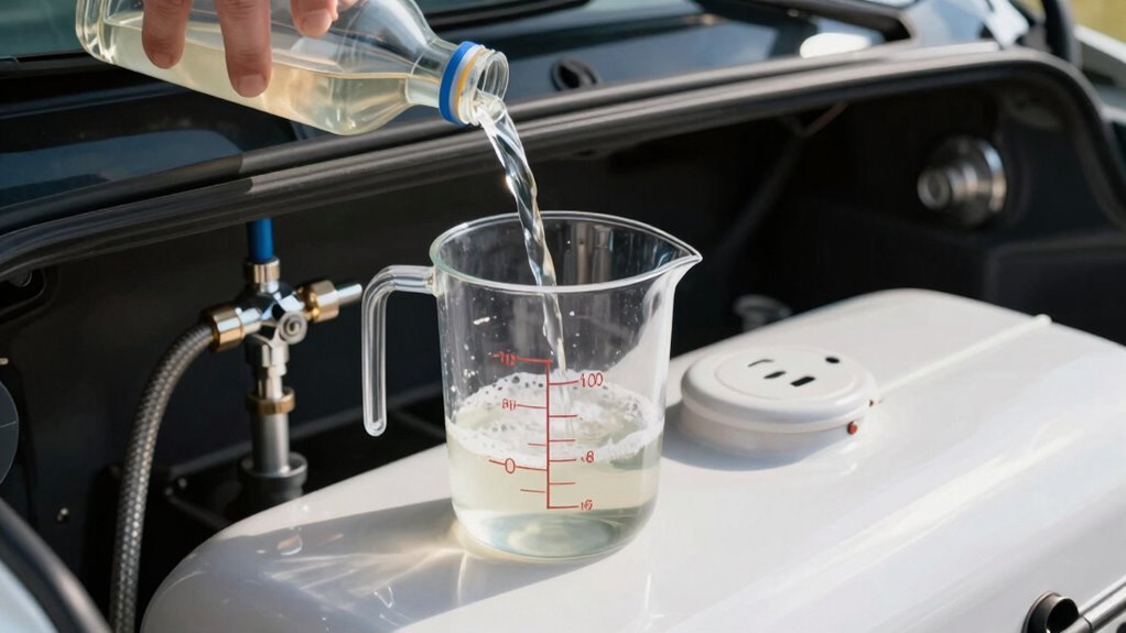 prepare dilute bleach solution