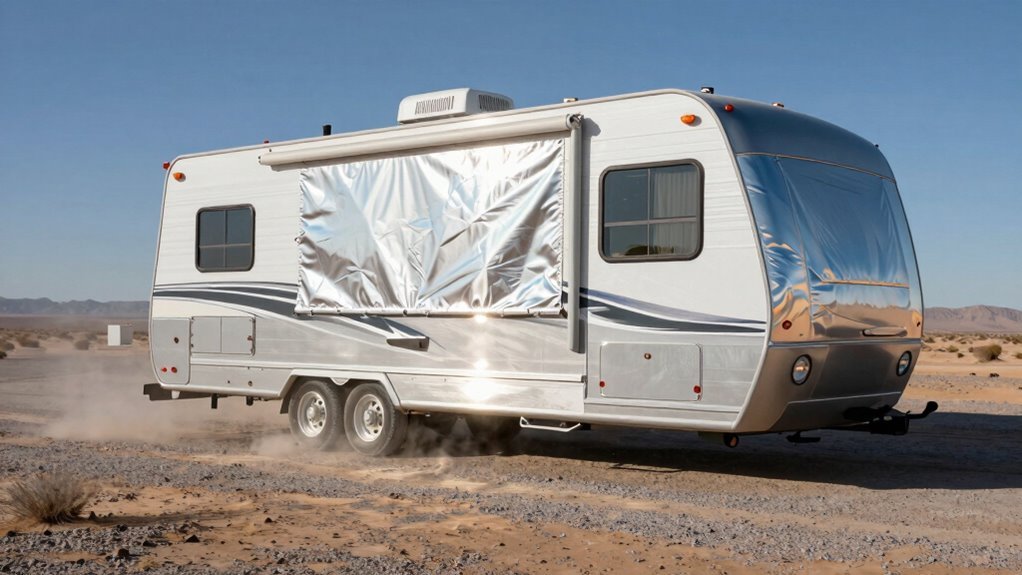 reflective sunshades slash heat