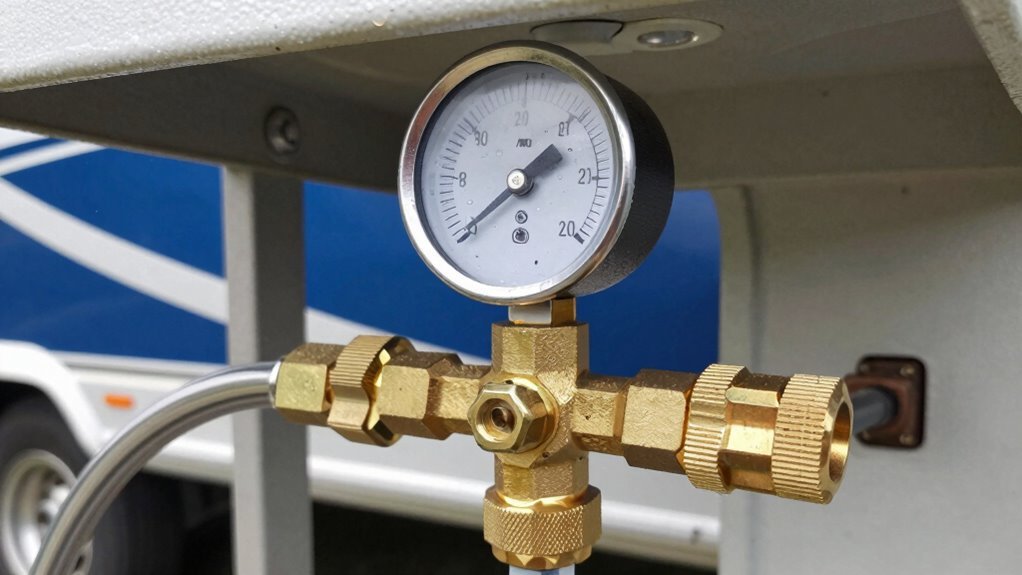 regulator installed before hose