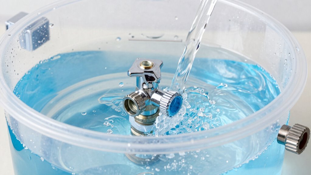 rinse drain refill flush