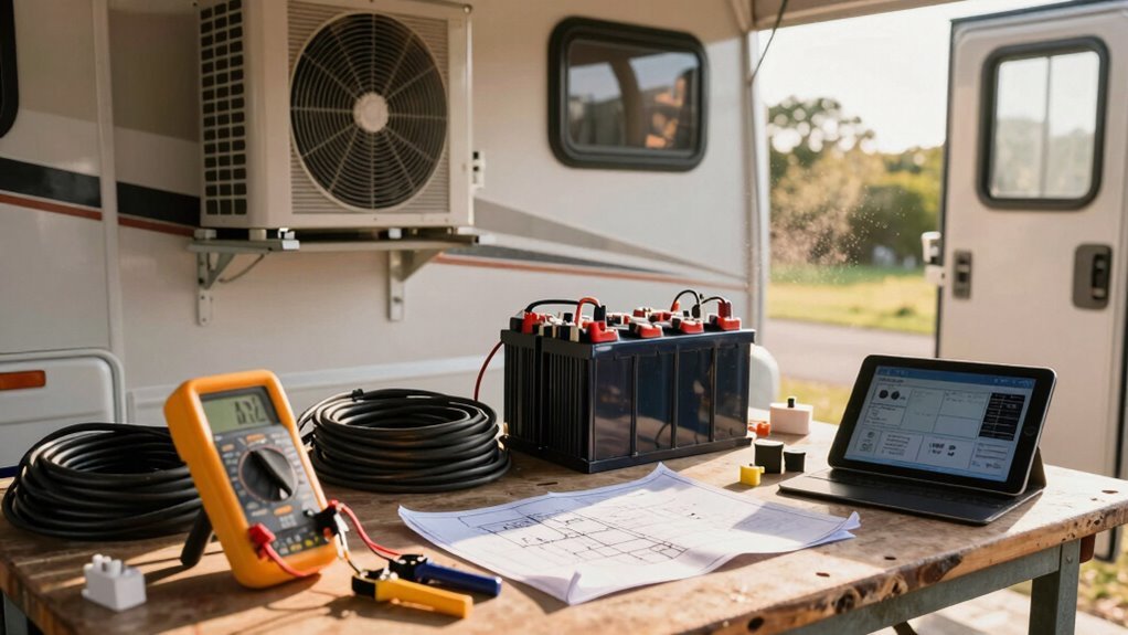 rv a c electrical maintenance