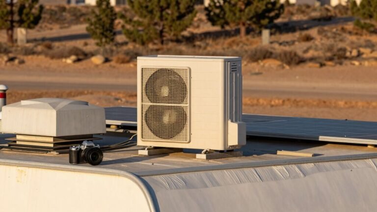 rv ac on battery