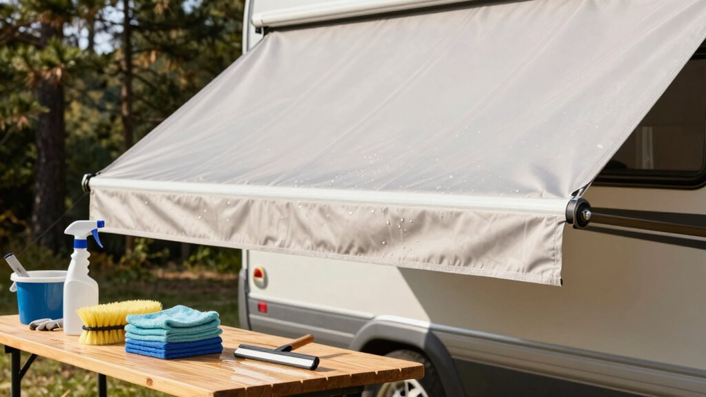rv awning cleaning essentials