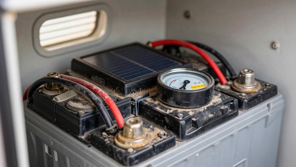 rv battery dies quickly