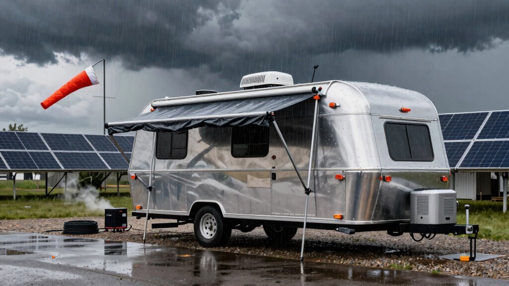 rv camping extreme weather safety