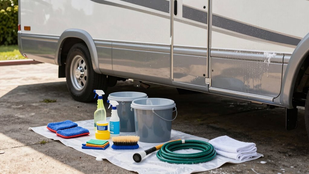 rv cleaning supplies checklist