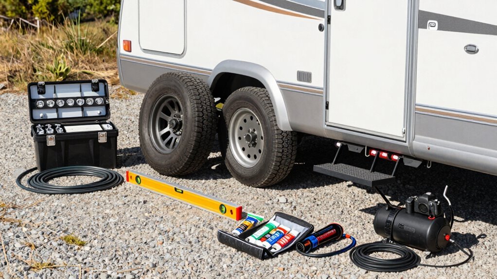 rv exterior maintenance gear