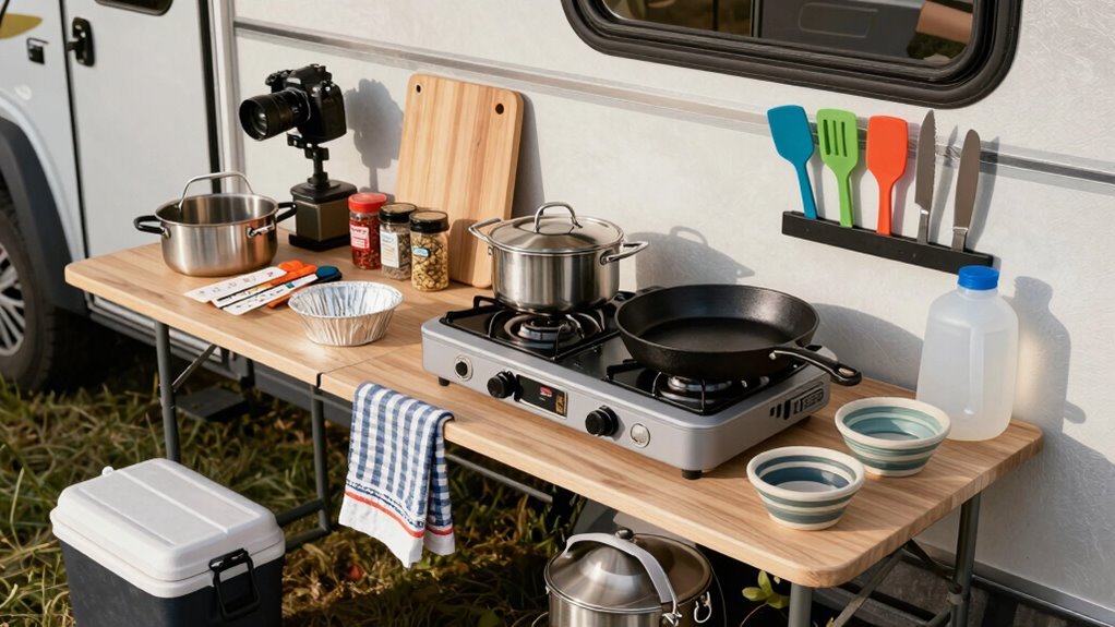 rv kitchen essentials checklist