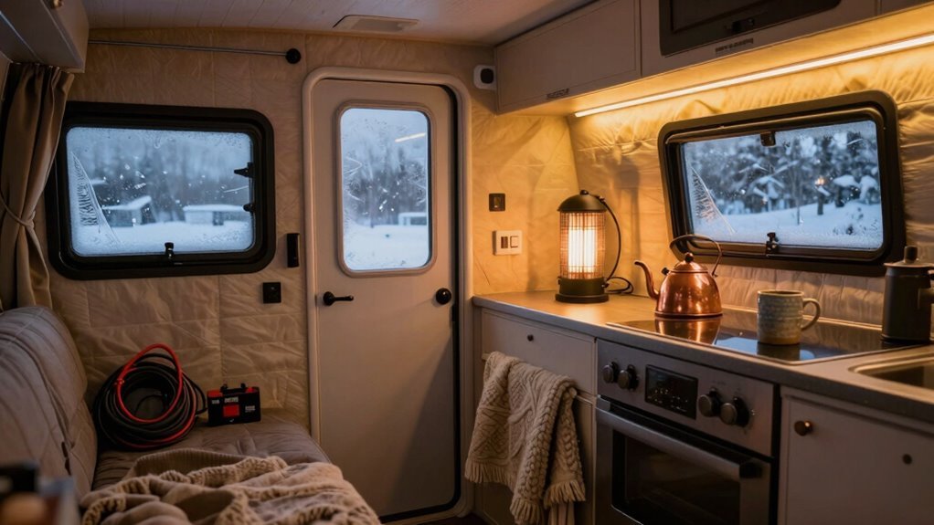 rv portable heater options