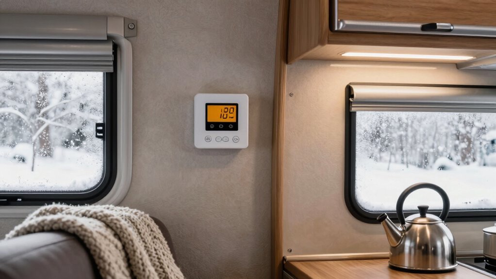 rv programmable thermostat installation
