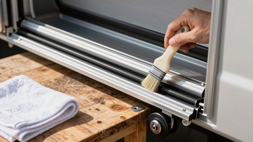 rv slide out seals lubrication