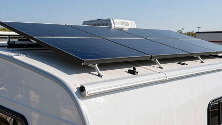 rv solar panel installation