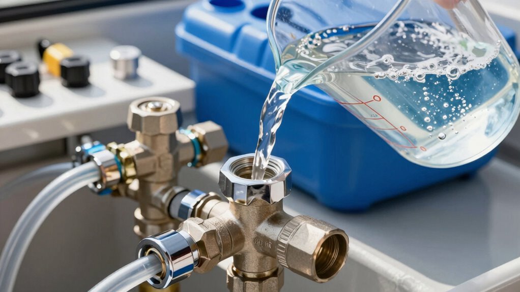 rv tank bleach solution