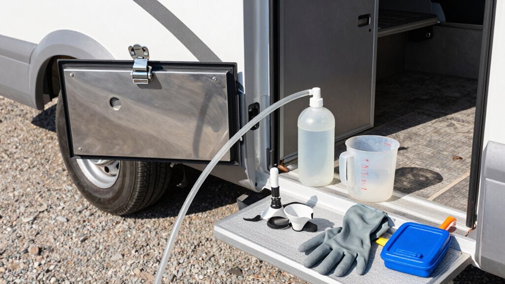 rv tank sanitization supplies