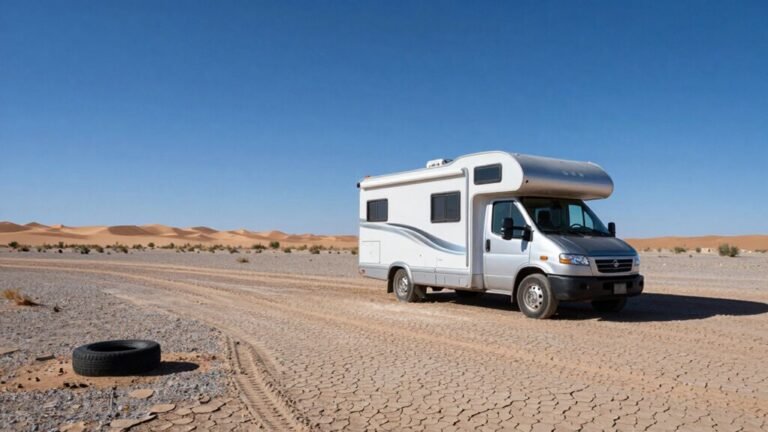 rving in desert heat