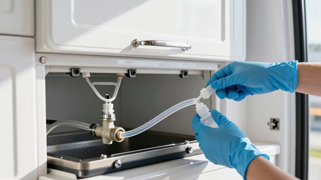 sanitize rv freshwater tank